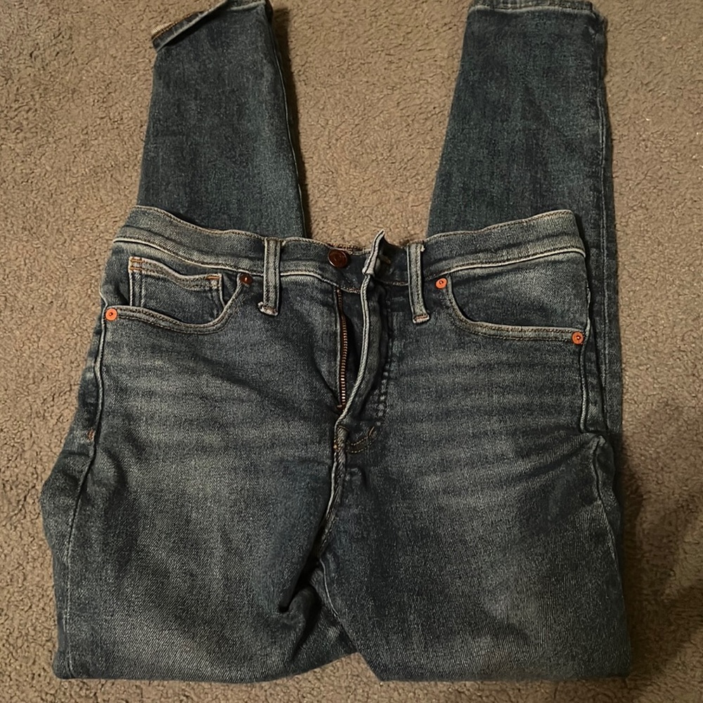 Madewell 9” Mid Rise Skinny Jeans